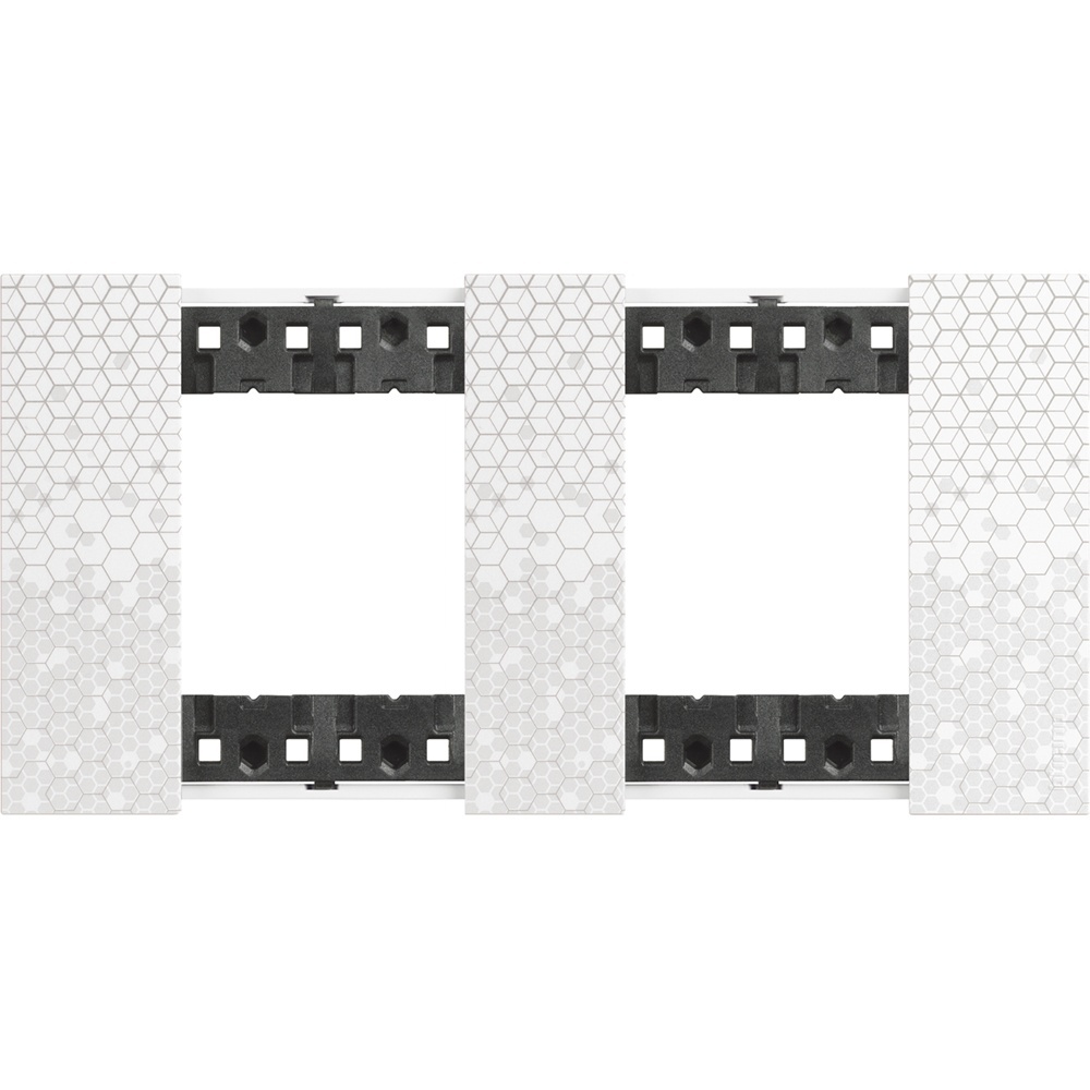 Bticino Abdeckrahmen KA4802M2MW