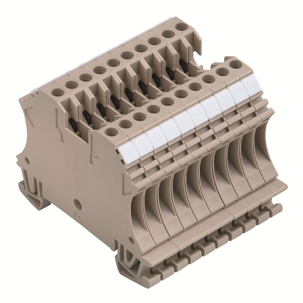 Weidmüller Klemmenleiste 1020800000 Typ WDU 2.5/10 BEZ/NE