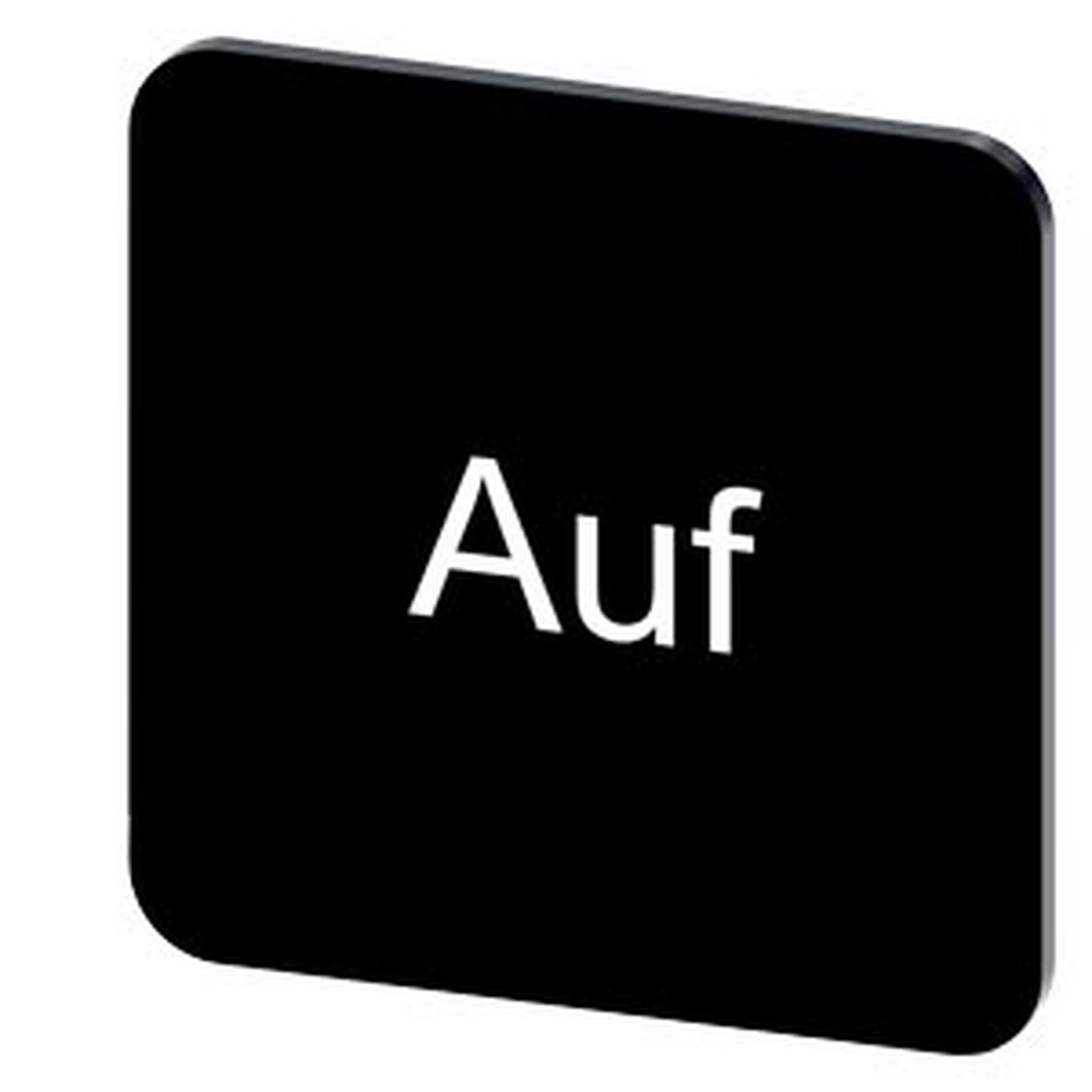 Siemens Bezeichnungsschild 3SU1900-0AF16-0AD0