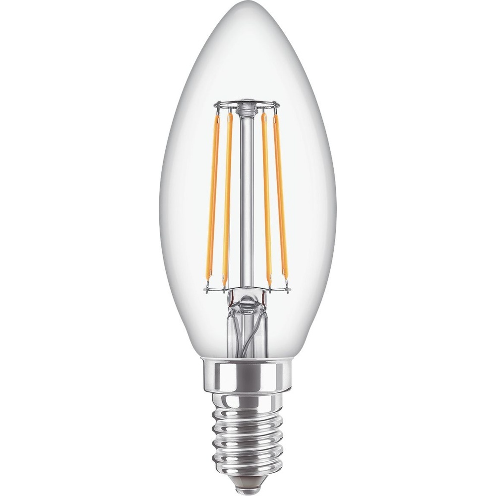 Signify Philips LED Glühfaden Kerzenlampe 34726700 Typ CorePro LEDCandleND4.3-40W E14 827B35CLG