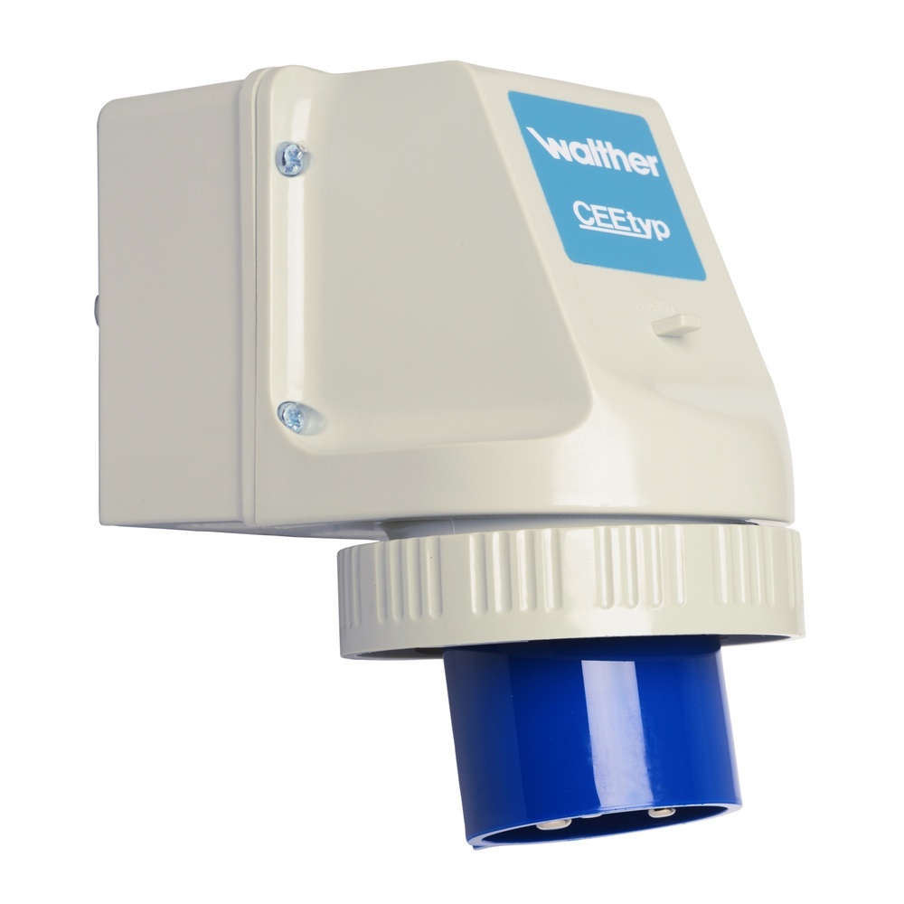 Walther-Werke Wasserdichter Wandgerätestecker 638306