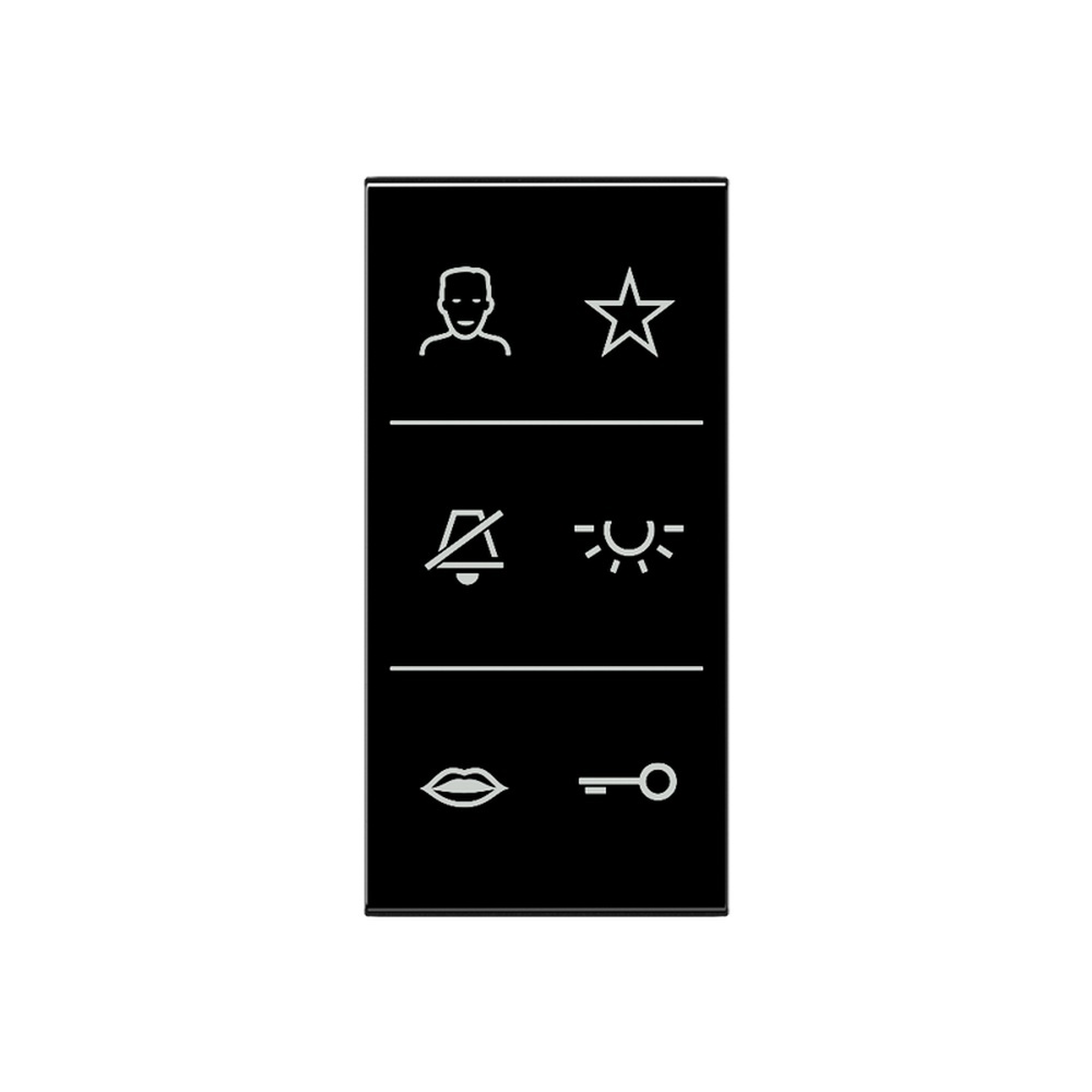 Jung Design-Cover Audio Symbole SI V6 A DC SW