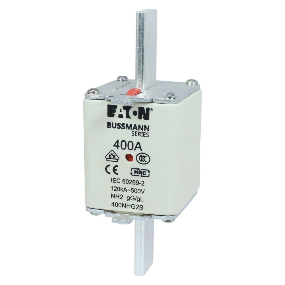 Eaton Sicherungseinsatz 400NHG2B Typ NH FUSE 400A 500V GL/GG SIZE 2 DUAL IN
