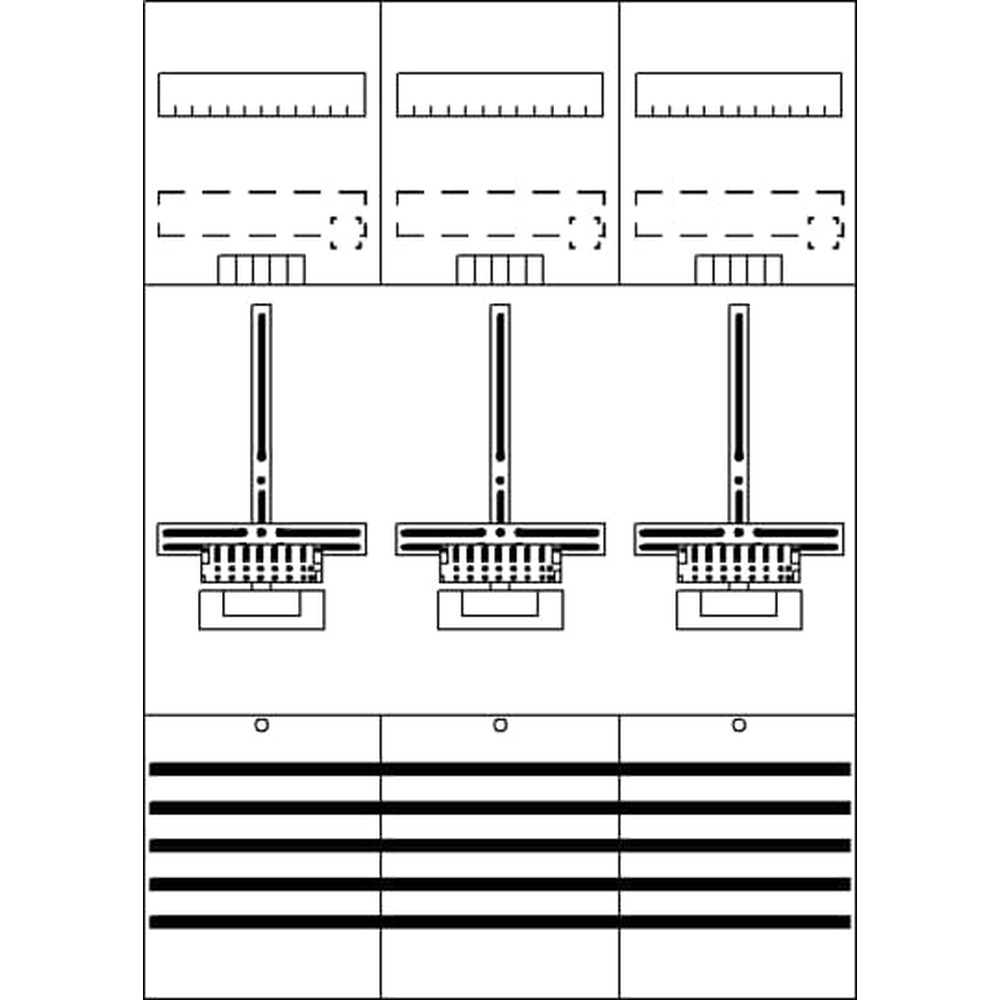 Striebel & John Zählerkomplettfeld 2CPX054094R9999 Typ DF37P3