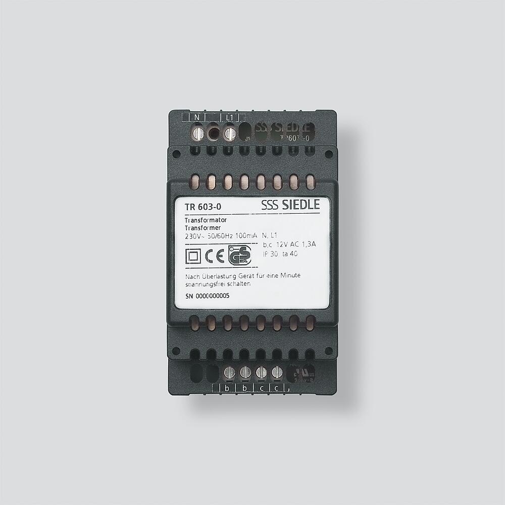 Siedle Transformator 200035160-00 Typ TR 603-0