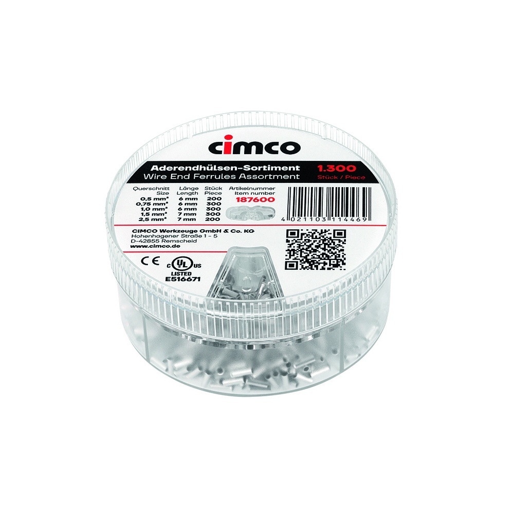 Cimco Aderendhülsen Streudose 187600