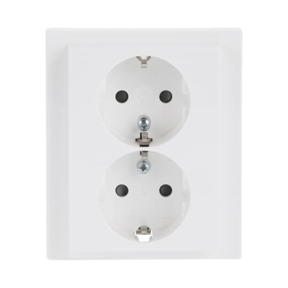 Busch-Jaeger Schuko Doppelsteckdose 202 EUJB-84 Nr. 2TKA00003889