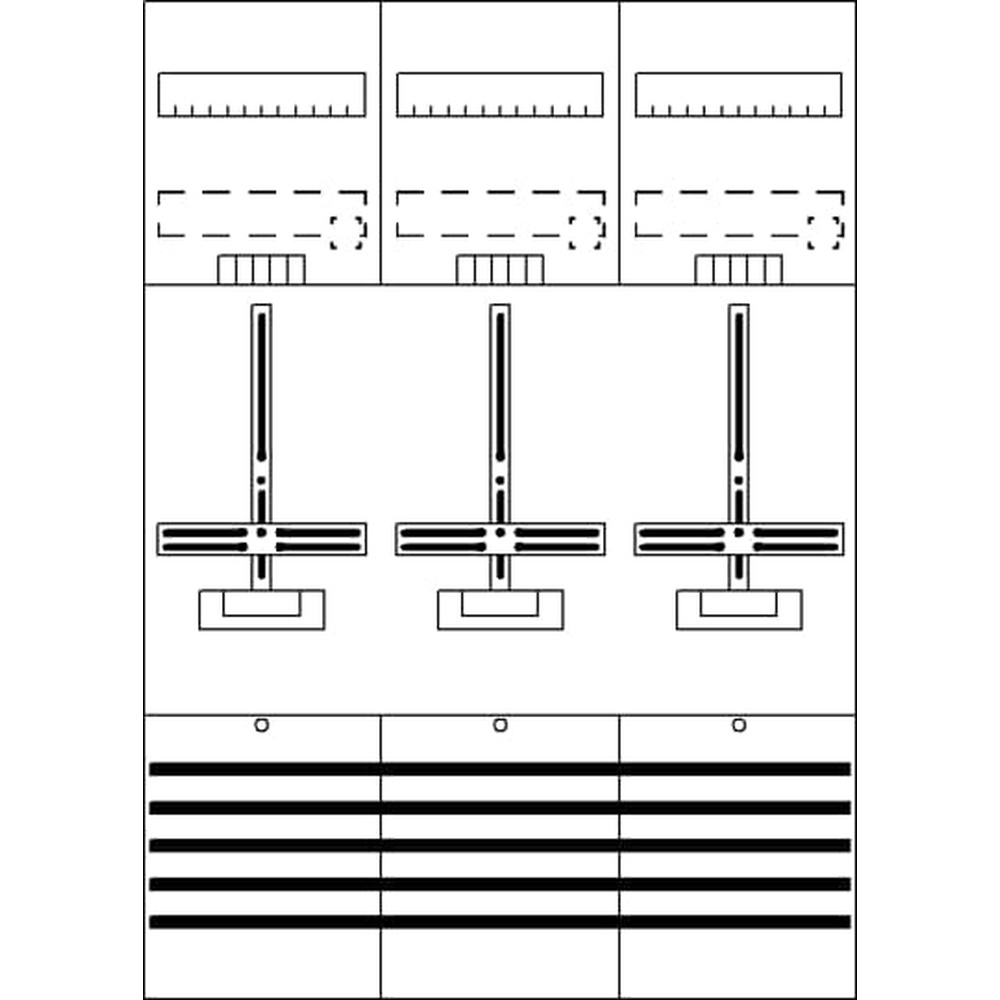 Striebel & John Zählerkomplettfeld 2CPX054151R9999 Typ DF37C3