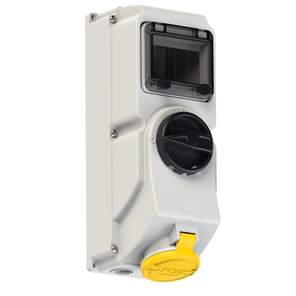 PC Electric Abschaltbare Wanddose 7615-4