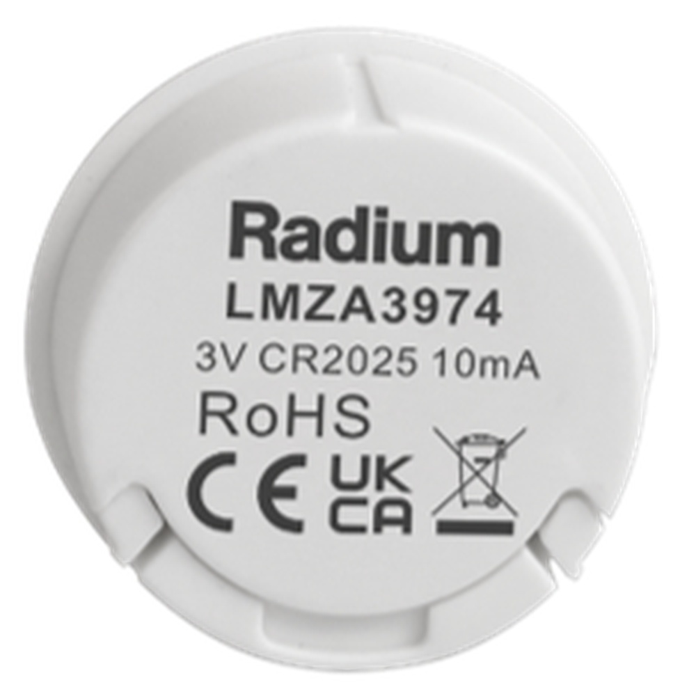 Radium Fernbedienung LMZA3974 Typ REMOTE RF DOT 1Z WHITE