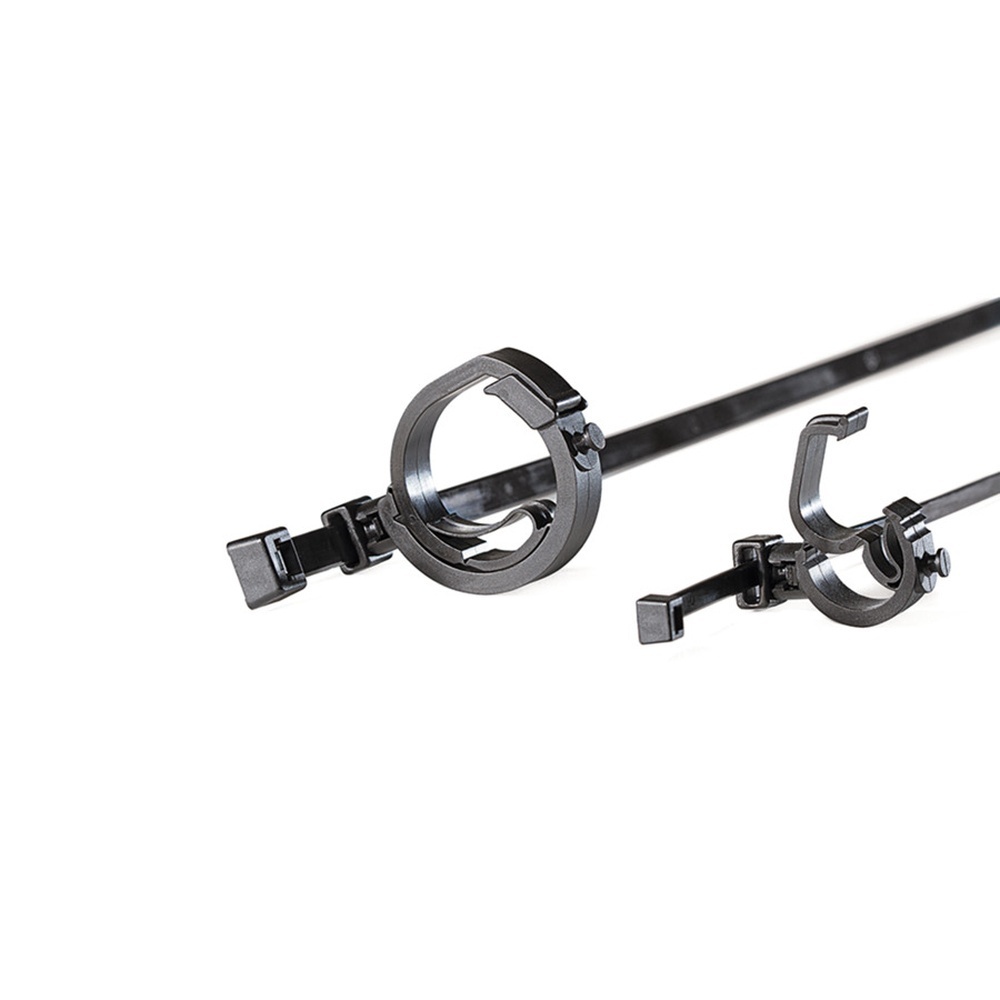 Hellermann Tyton Befestigungsbinder 156-03382 Typ T120RIAHC3TCR-PA66HIRHS-BK (200)