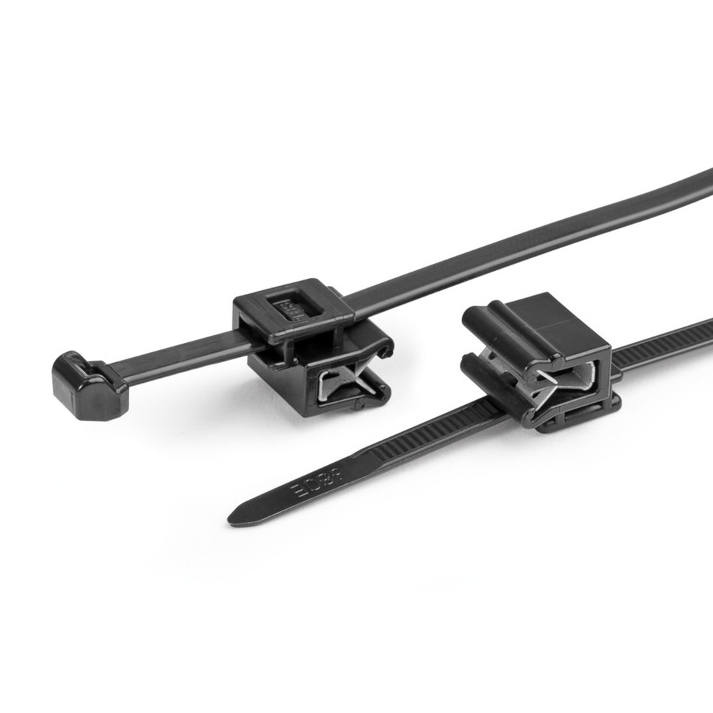 Hellermann Tyton Befestigungsbinder 156-03219 Typ T50ROSEC5A-PA66W-BK (100)