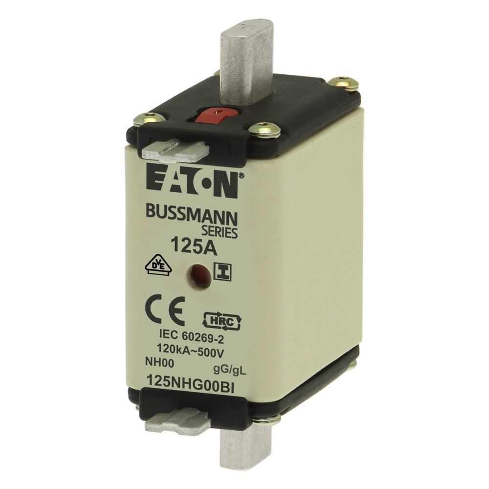 Eaton Sicherungseinsatz 125NHG00BI Typ NH FUSE 125 500V GL/GG SIZE 00