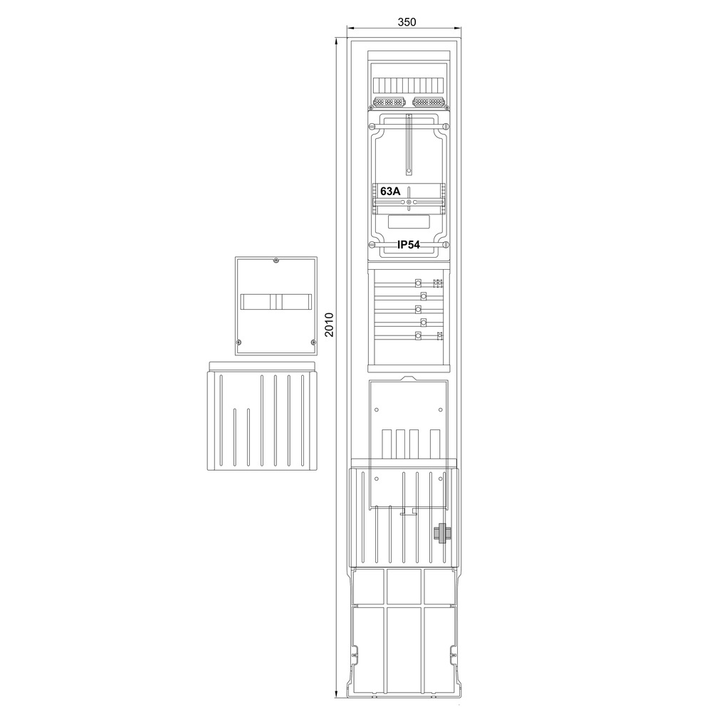 f-tronic Anschlusssäule ZSA2011ZKHAKHG Nr. 7160101