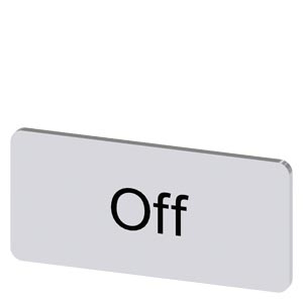 Siemens Bezeichnungsschild 3SU1900-0AC81-0DK0