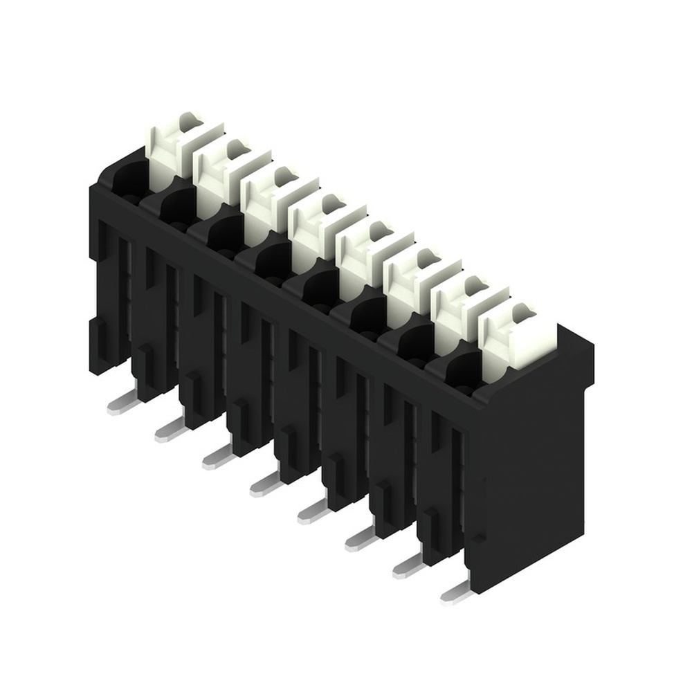 Weidmüller Leiterplattenklemme 1250430000 Typ LSF-SMD 3.50/08/180 SN BK RL
