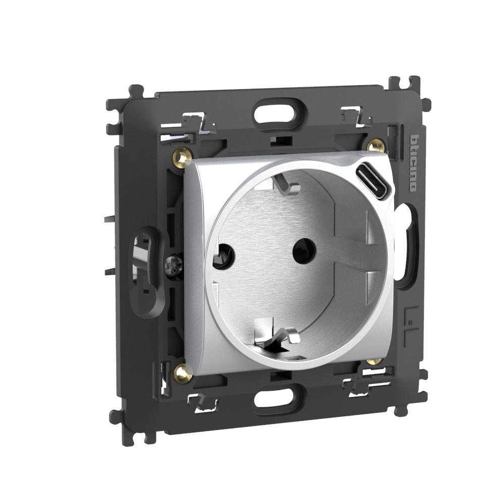 Bticino Schutzkontaktsteckdose NT4141USB