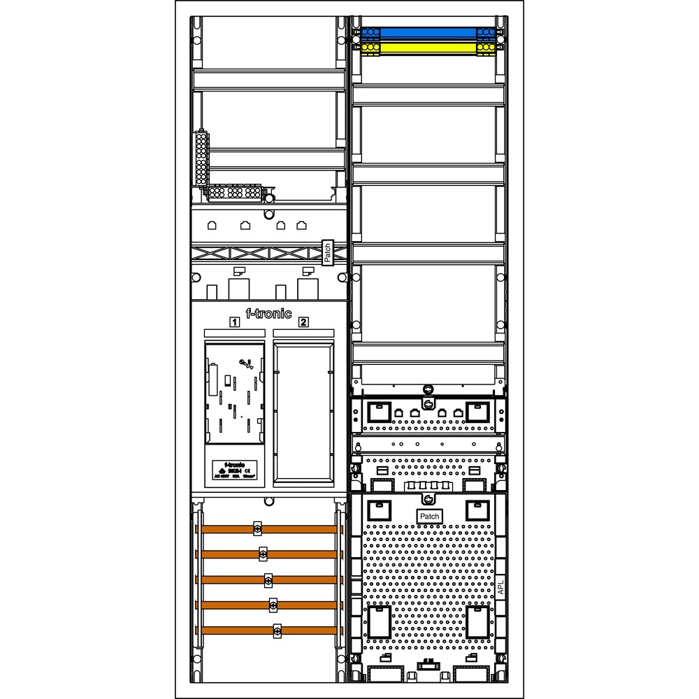f-tronic Sammelschienenklemmen 7195162 Typ EHZ721APZRFZODS
