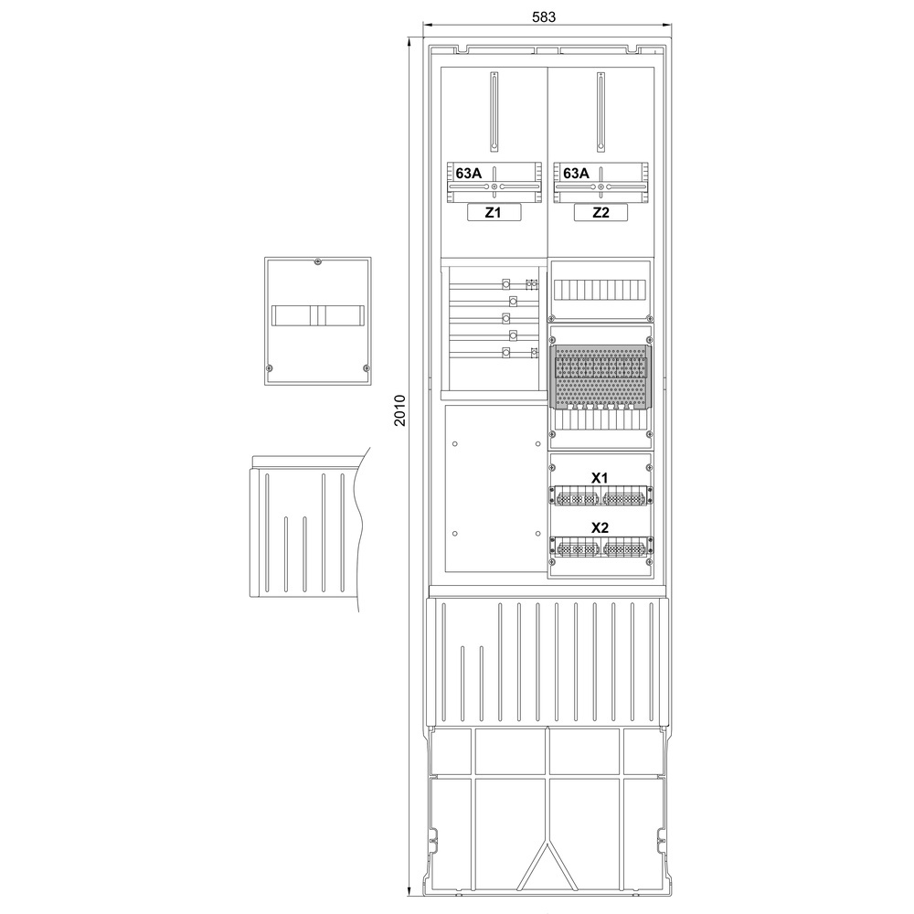 f-tronic Anschlusssäule ZSA2022ZKHOAPZ Nr. 7160106