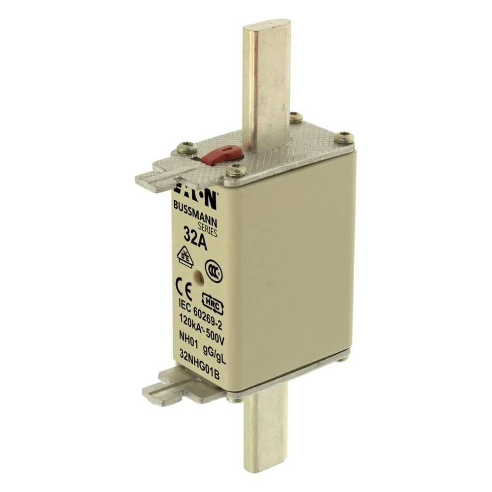 Eaton Sicherungseinsatz 32NHG01B Typ NH FUSE 32A 500V GL/GG SIZE 01 DUAL IN