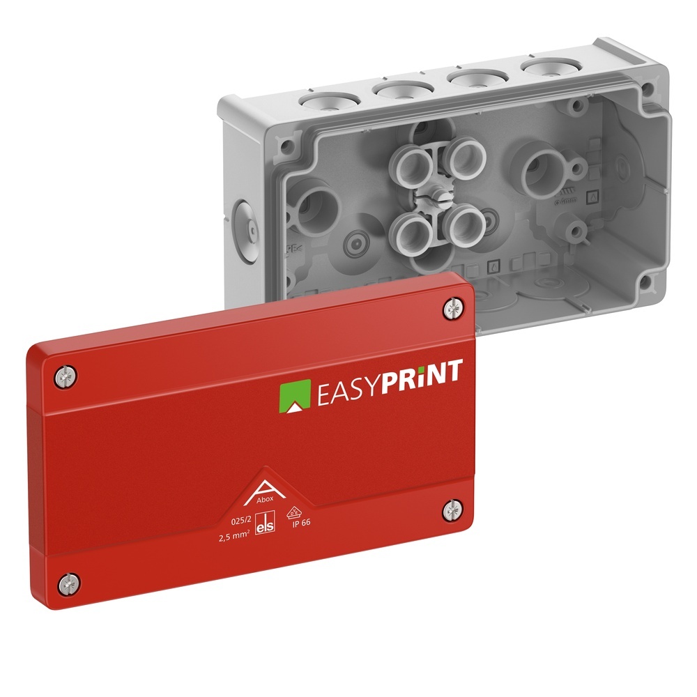 Spelsberg Abzweigkasten 802702EP Typ Abox 025/2-L/SB EasyPrint