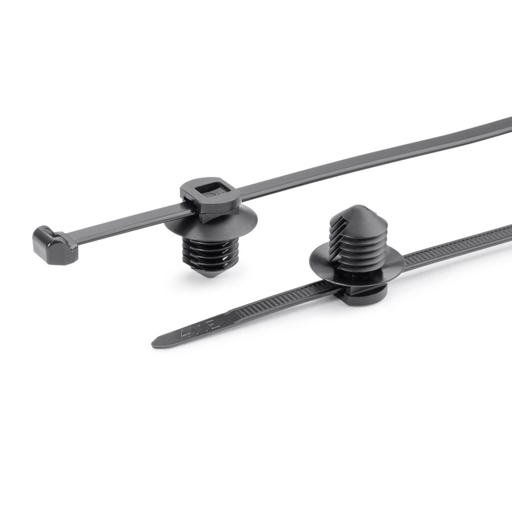 Hellermann Befestigungsbinder 156-00120 Typ T50ROSFT10-PA66HS-BK