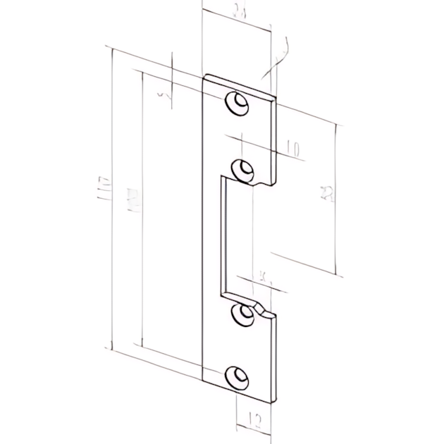 Assa Abloy Schließblech -------10640-01