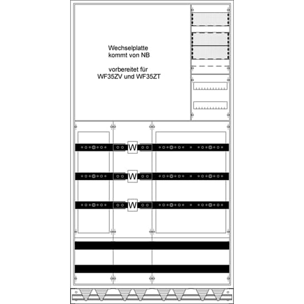 Striebel & John Mess Wandlerschrank 2CPX056082R9999 Typ WX42K2L