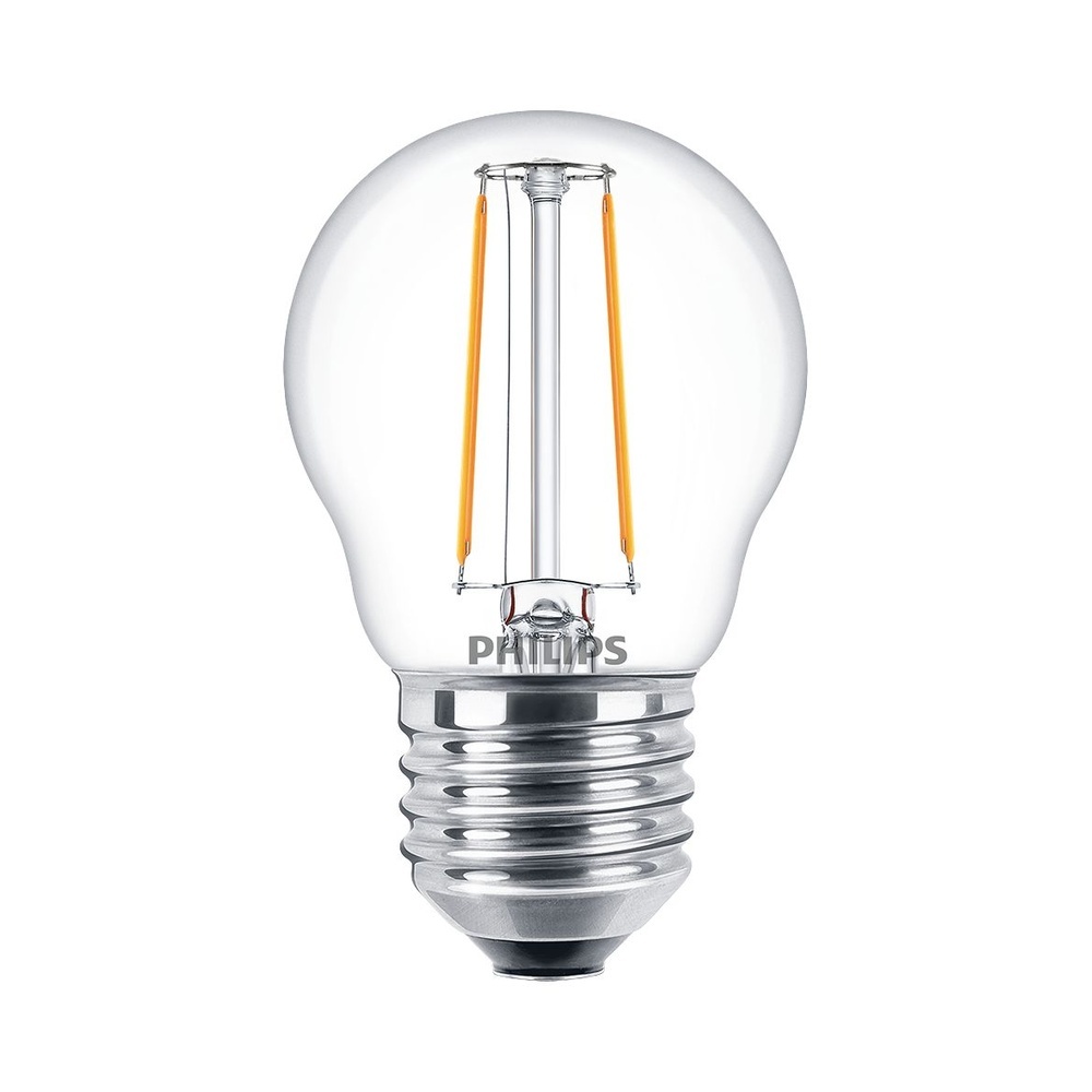 Signify Philips LED Glühfaden Kerzenlampe 34776200 Typ CorePro LEDLusterND2-25W P45 E27 827 CLG