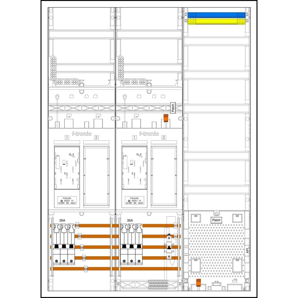 f-tronic Komplettschrank 7195593 Typ EHZ732APZ35B6