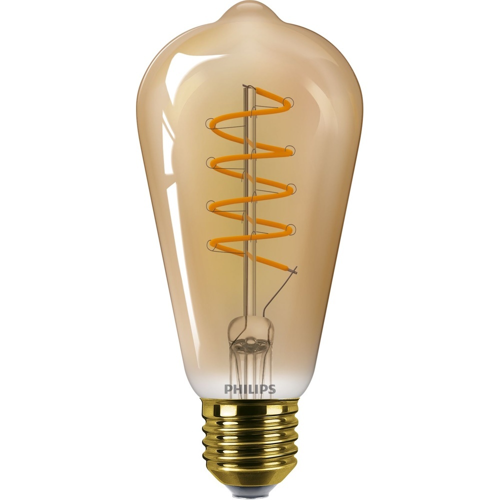 Signify Philips LED Glühlampe 31553200 Typ MAS VLE LEDBulbD4-25W E27 ST64 GOLD SP G