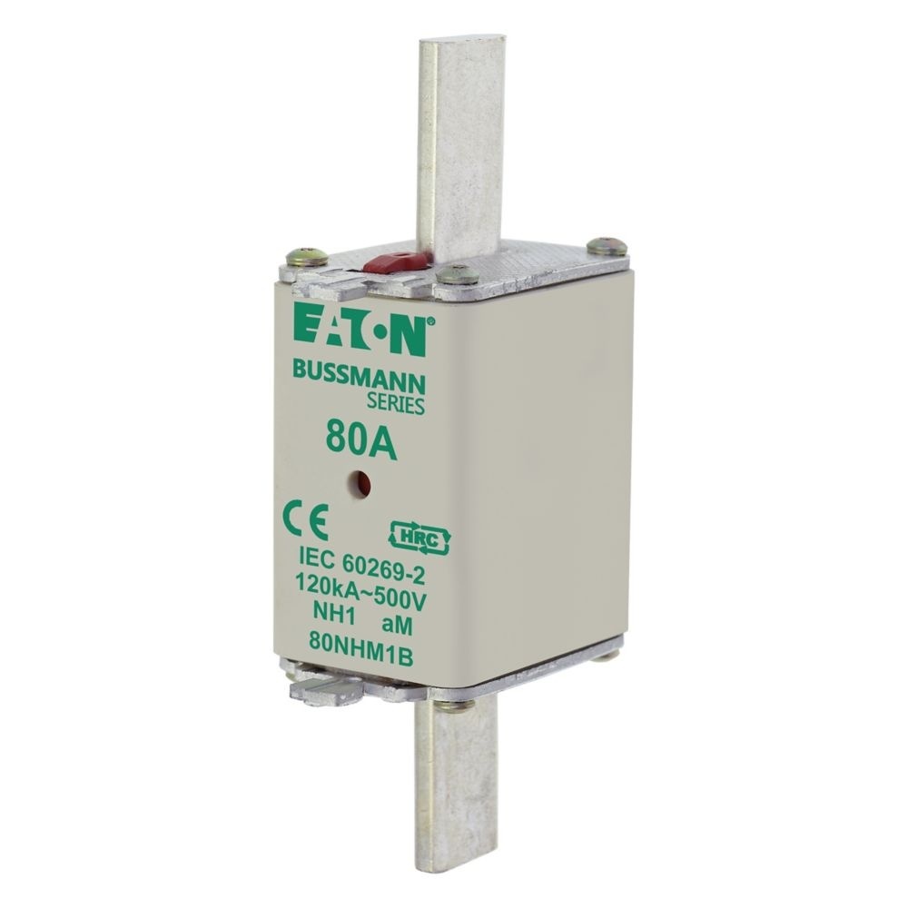 Eaton Sicherungseinsatz 80NHM1B Typ FUSE NH 1 AM 80A 500V D.I.