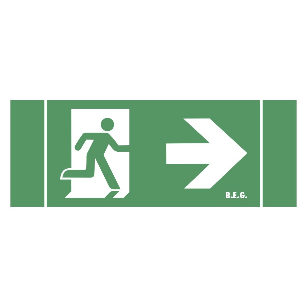 B.E.G. Brück Piktogramm 5391 Typ Piktogramm 2DN25 Pfeil nach rechts