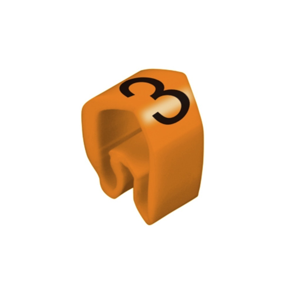 Weidmüller Kabelmarkierungssystem 0251311512 Typ CLI C 2-4 OR/SW 3 MP