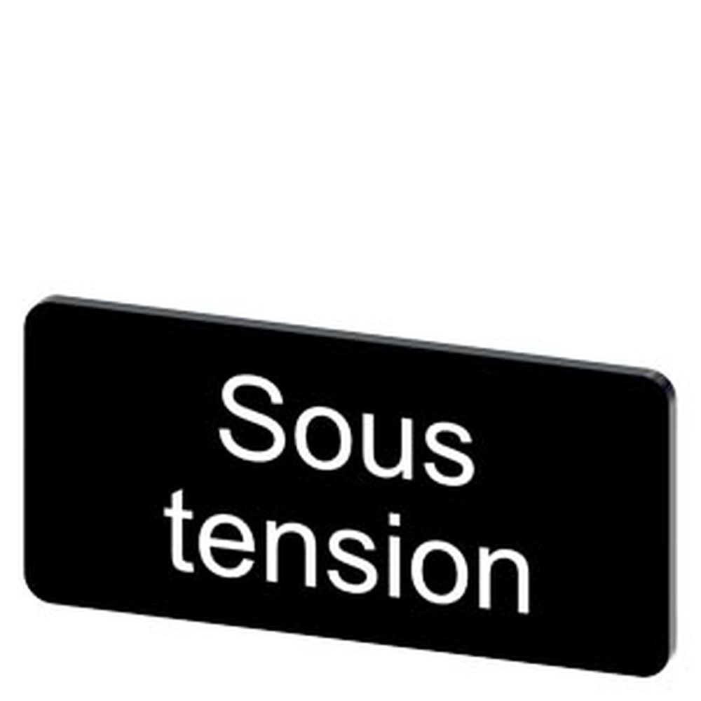 Siemens Bezeichnungsschild 3SU1900-0AC16-0GS0