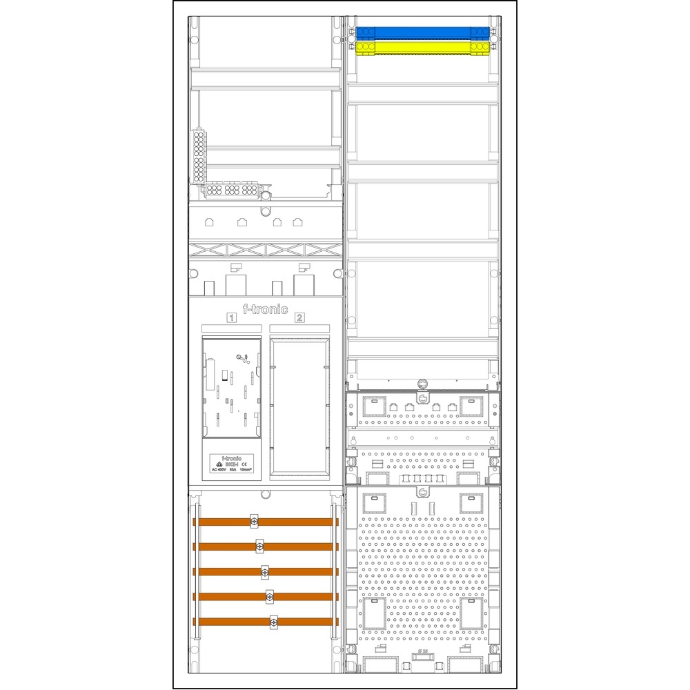 f-tronic Sammelschienenklemmen 7195161 Typ EHZ721APZRFZL