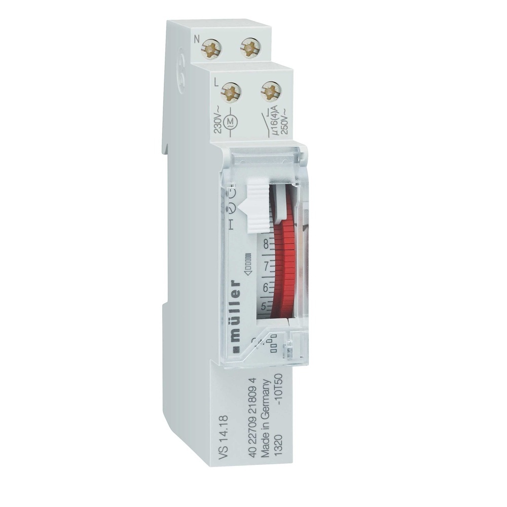 Hugo Müller Analoge Zeitschaltuhr 21808 Typ VS1018