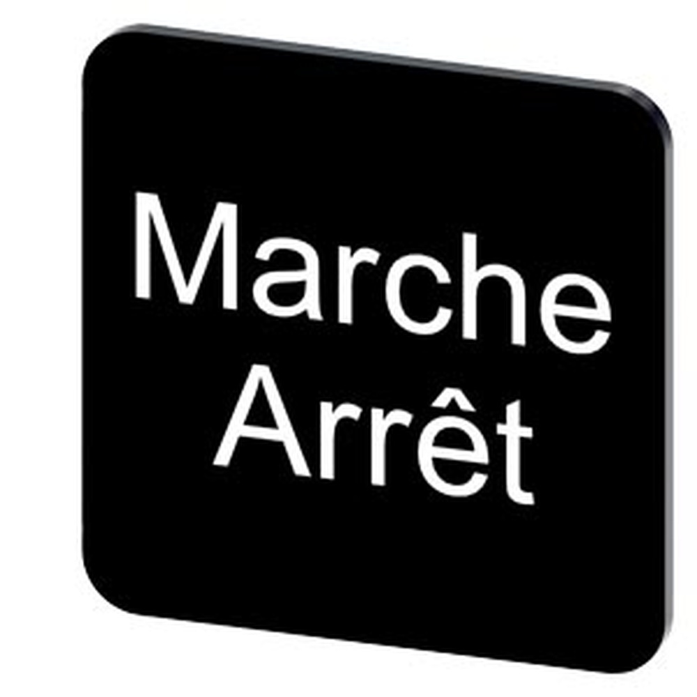 Siemens Bezeichnungsschild 3SU1900-0AF16-0GU0