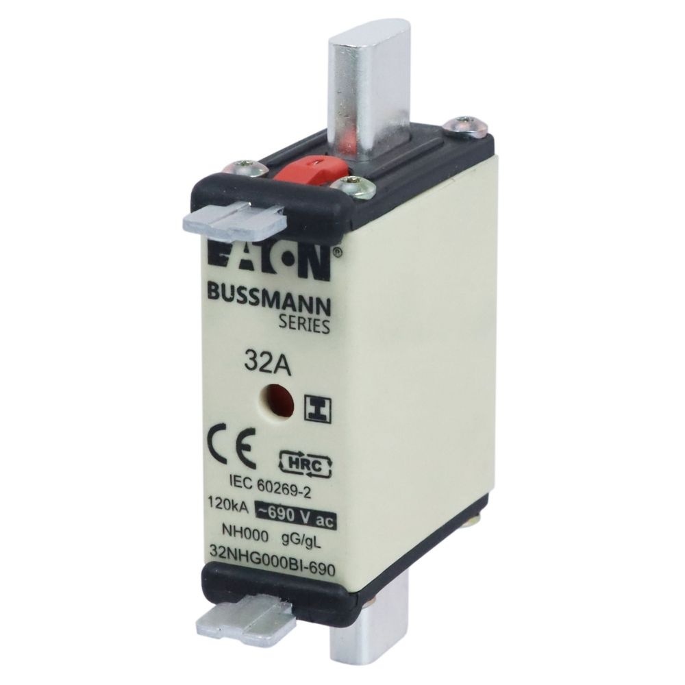 Eaton Sicherungseinsatz 32NHG000BI-690 Typ NH FUSE 32AMP 690V GG SIZE 000