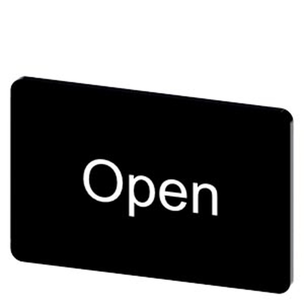 Siemens Bezeichnungsschild 3SU1900-0AD16-0DW0