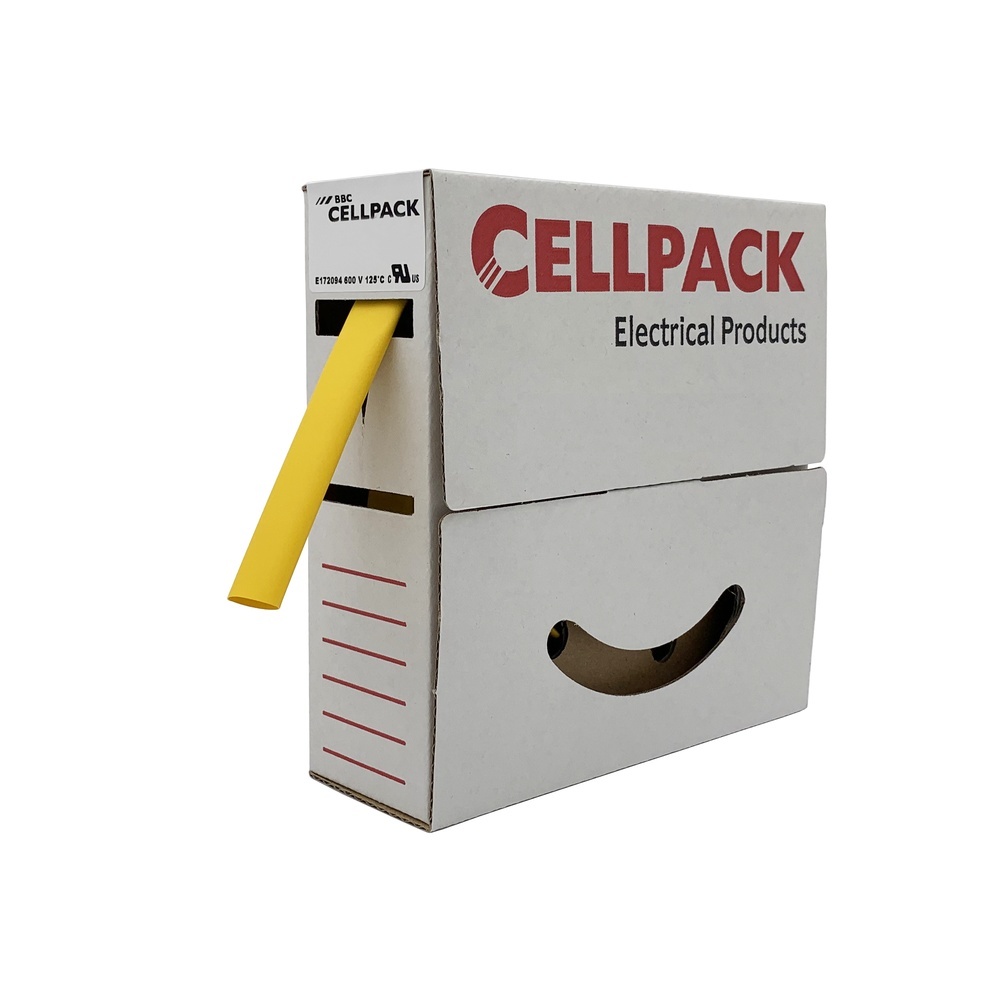 Cellpack Warmschrumpfschlauch 127114 Typ SB/6-2/YE/10m