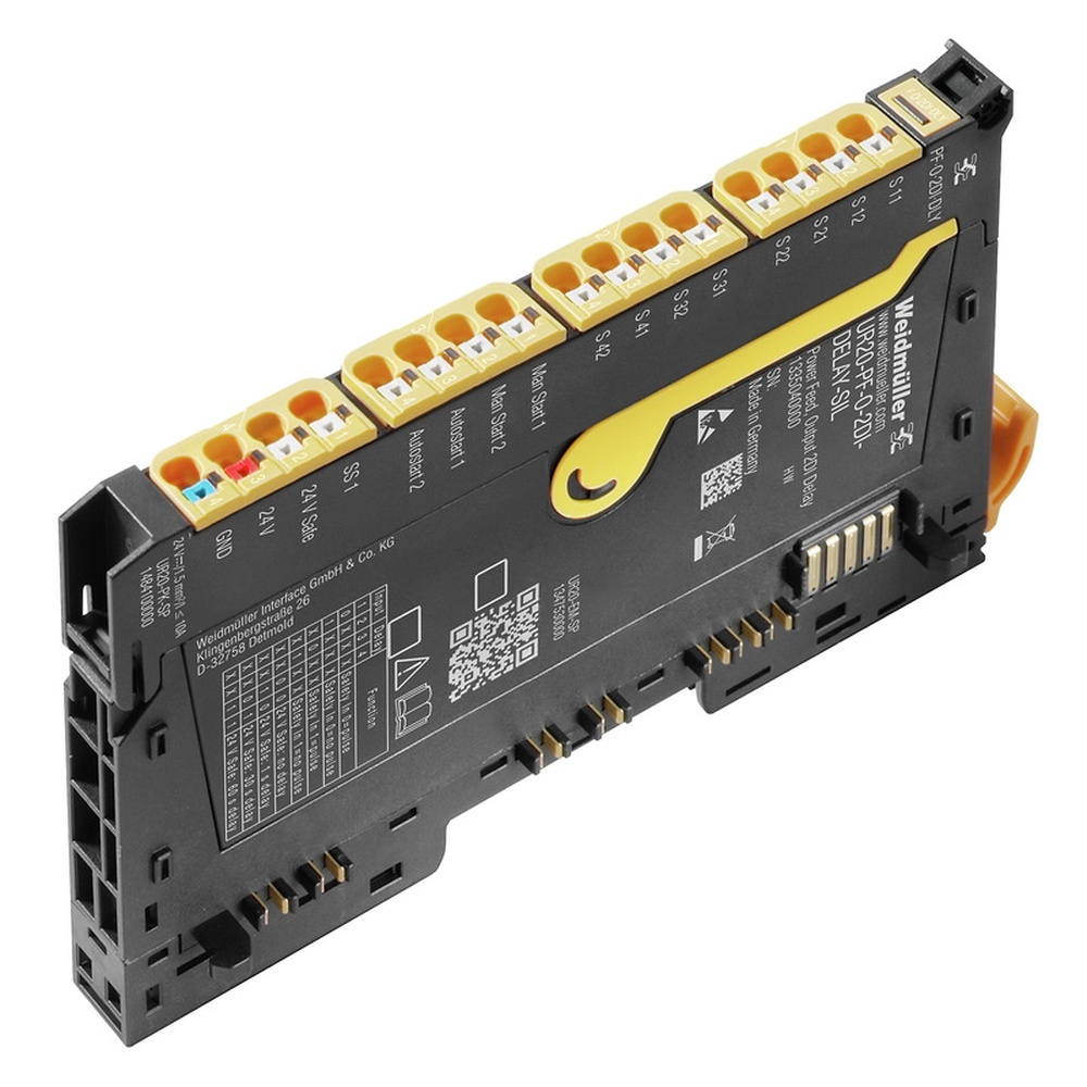 Weidmüller Einspeisemodul 1335040000 Typ UR20-PF-O-2DI-DELAY-SIL