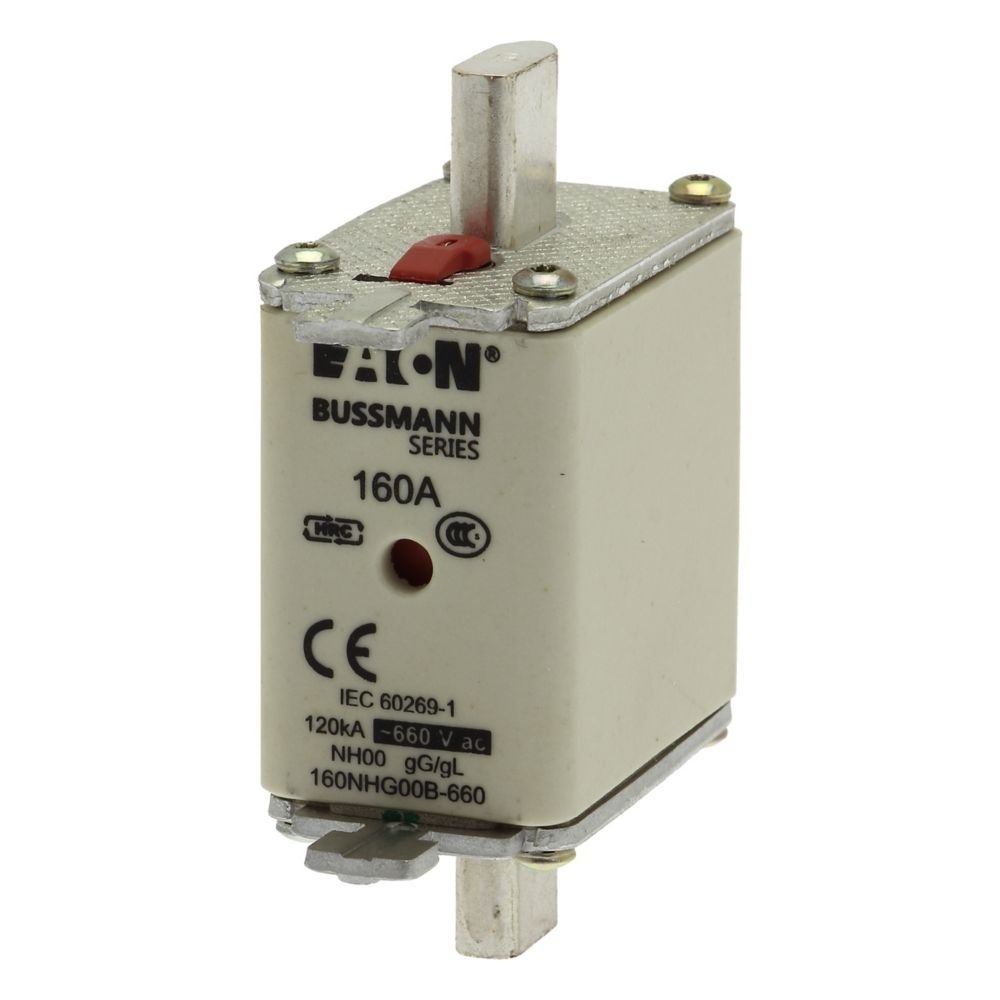 Eaton Sicherungseinsatz 160NHG00B-660 Typ NH FUSE 160A 660V GL/GG SIZE 00 DUAL IN