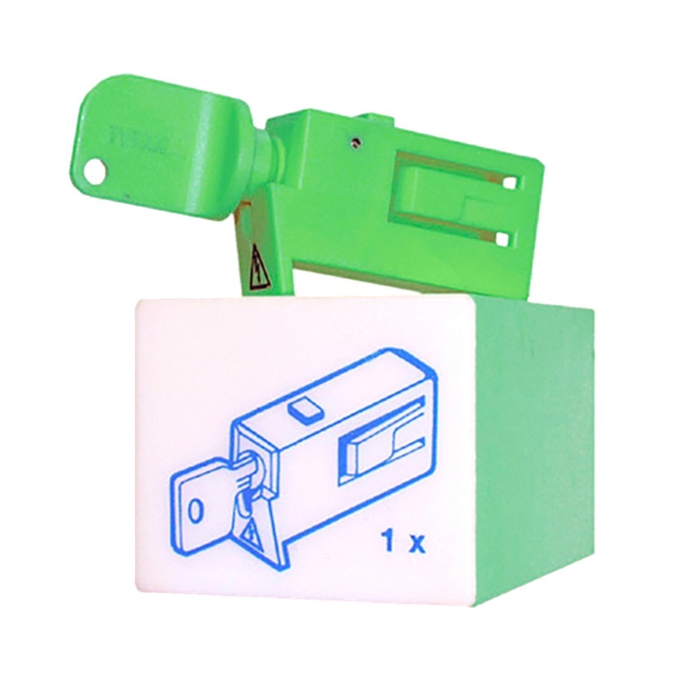 Doepke Wiedereinschaltsperre 09980137 Typ Kunststoffschloss, grün