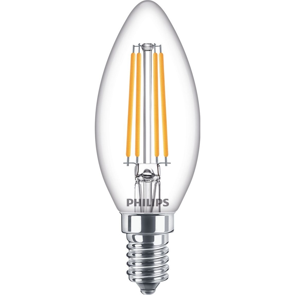 Signify Philips LED Glühfaden Kerzenlampe 34746500 Typ CorePro LEDCandle ND6.5-60W B35E14827CLG