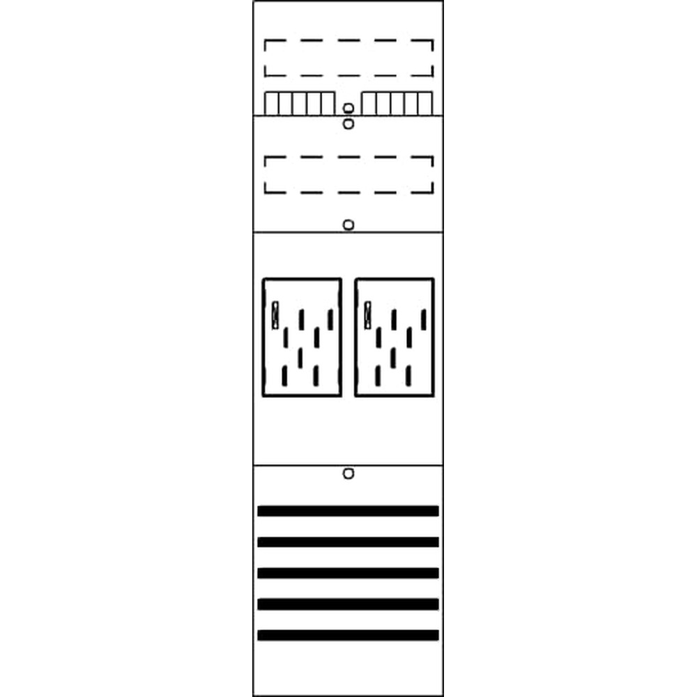 Striebel & John Zählerkomplettfeld 2CPX054166R9999 Typ BF16A2
