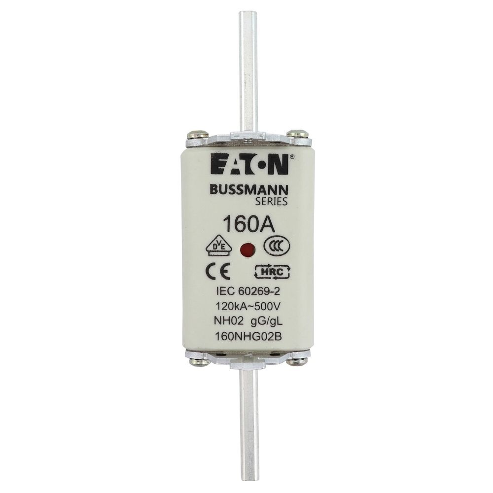 Eaton Sicherungseinsatz 160NHG02B Typ NH FUSE 160A 500V GL/GG SIZE 02 DUAL IN