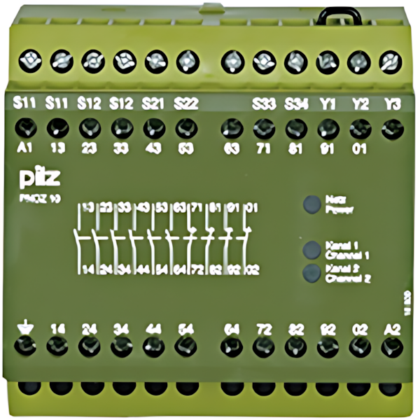 Pilz Sicherheitsschaltgerät 774006 Typ PNOZ 10 230-240VAC 6n/o 4n/c