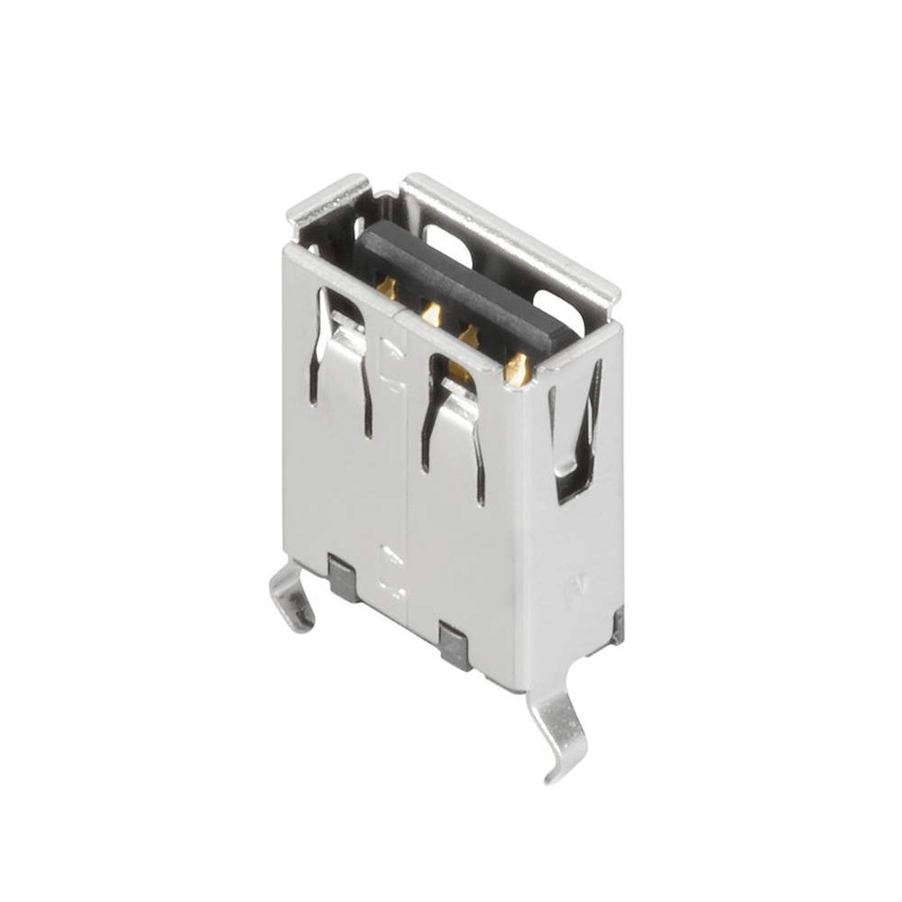 Weidmüller Leiterplattensteckverbinder 2563730000 Typ USB2.0A R1V 2.5N4 TY BK