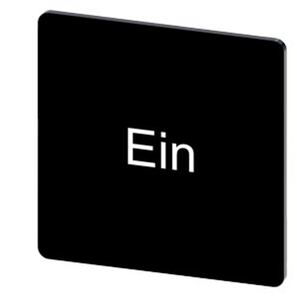 Siemens Bezeichnungsschild 3SU1900-0AE16-0AB0